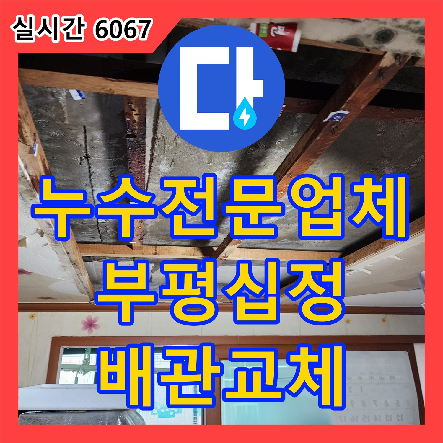 누수전문업체 가스 탐지와 청음 검사로 매립 배관 파손을 해결한 인천 부평구 십정동 사례
