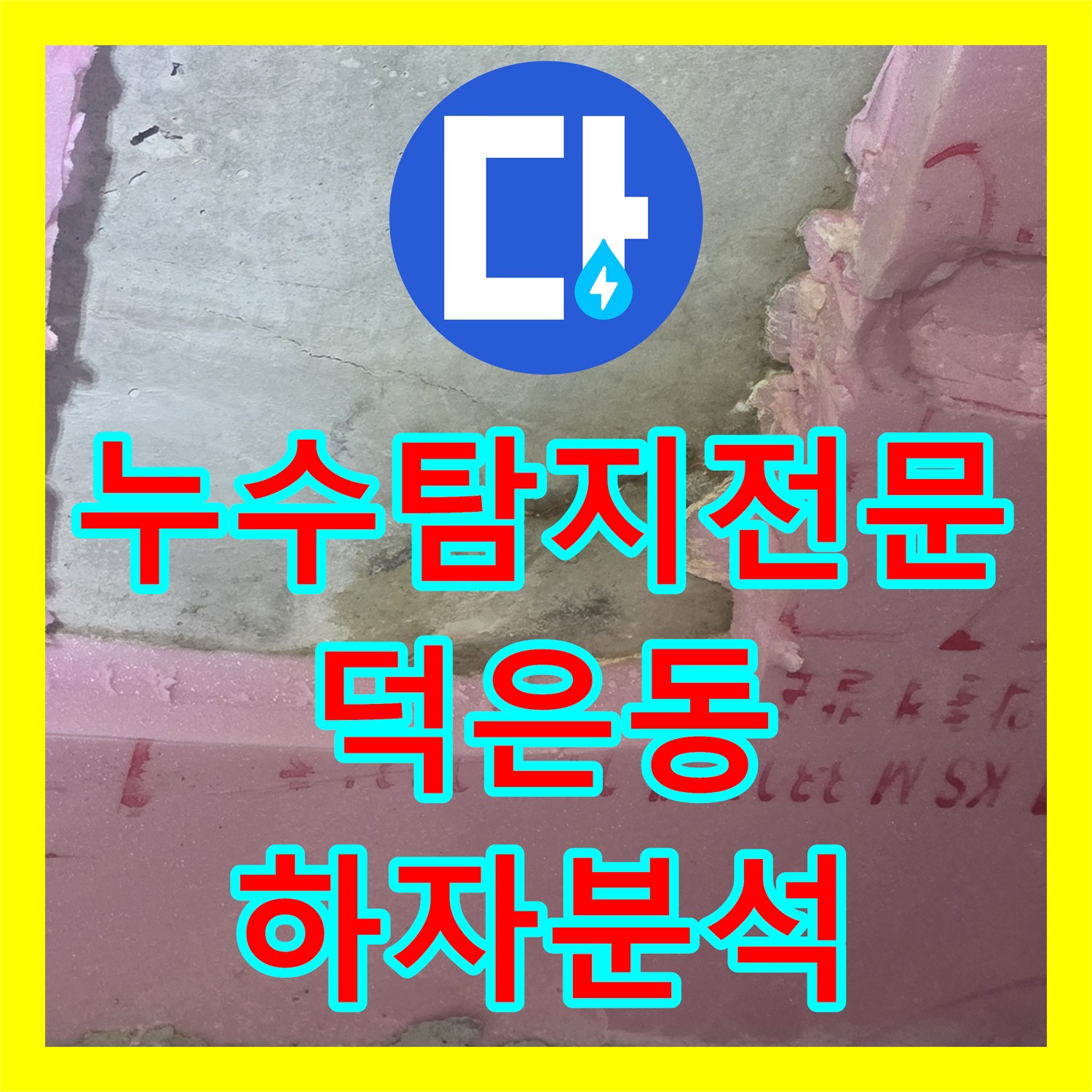 누수탐지전문 신축 건물 하자 소송을 위한 정밀 내시경 진단 경기 고양시 덕양구 덕은동