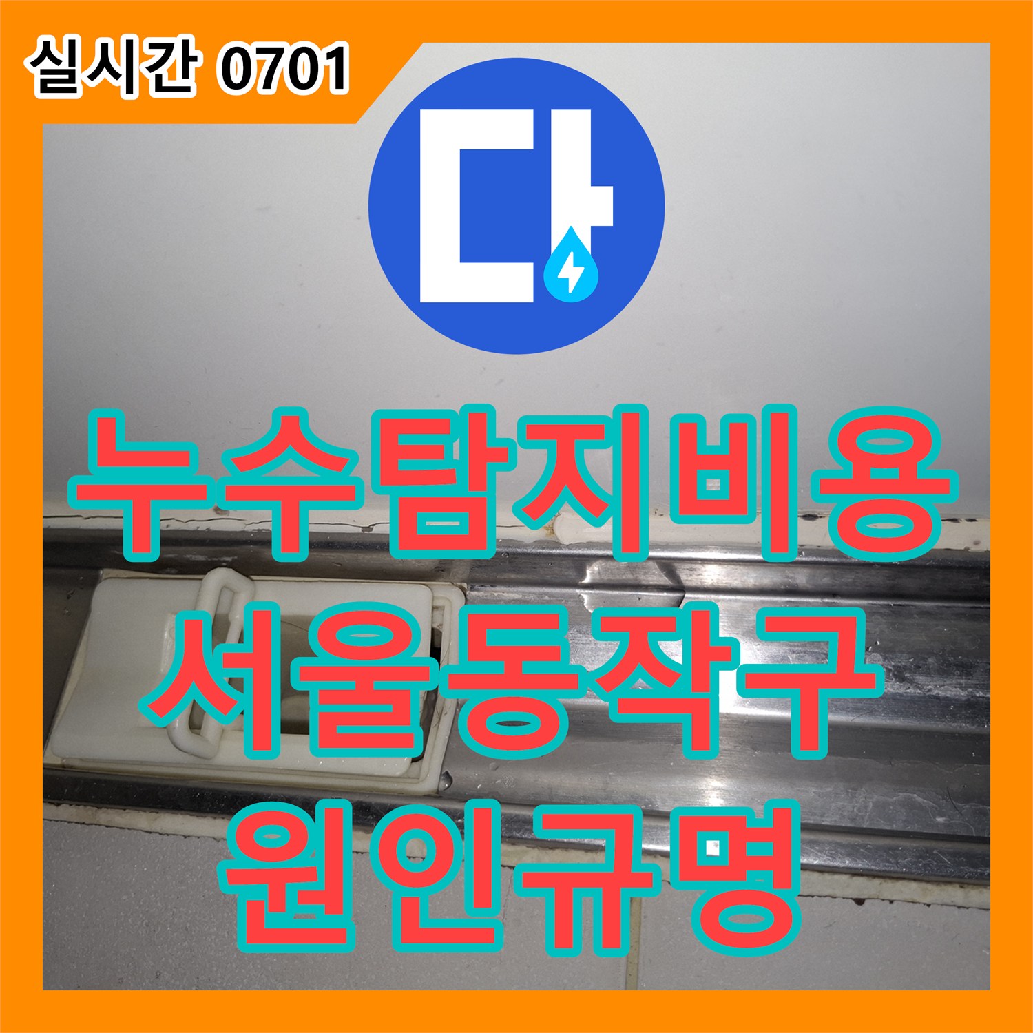누수탐지비용 발생 전 정밀 진단을 통해 공용관 문제를 분석한 서울 동작구 상도동 현장