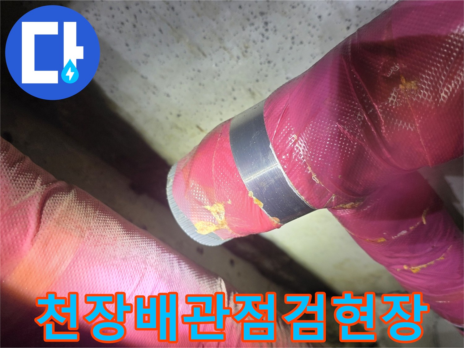 의정부-신곡동-화장실-천장-배관-보온재-육안-검사
