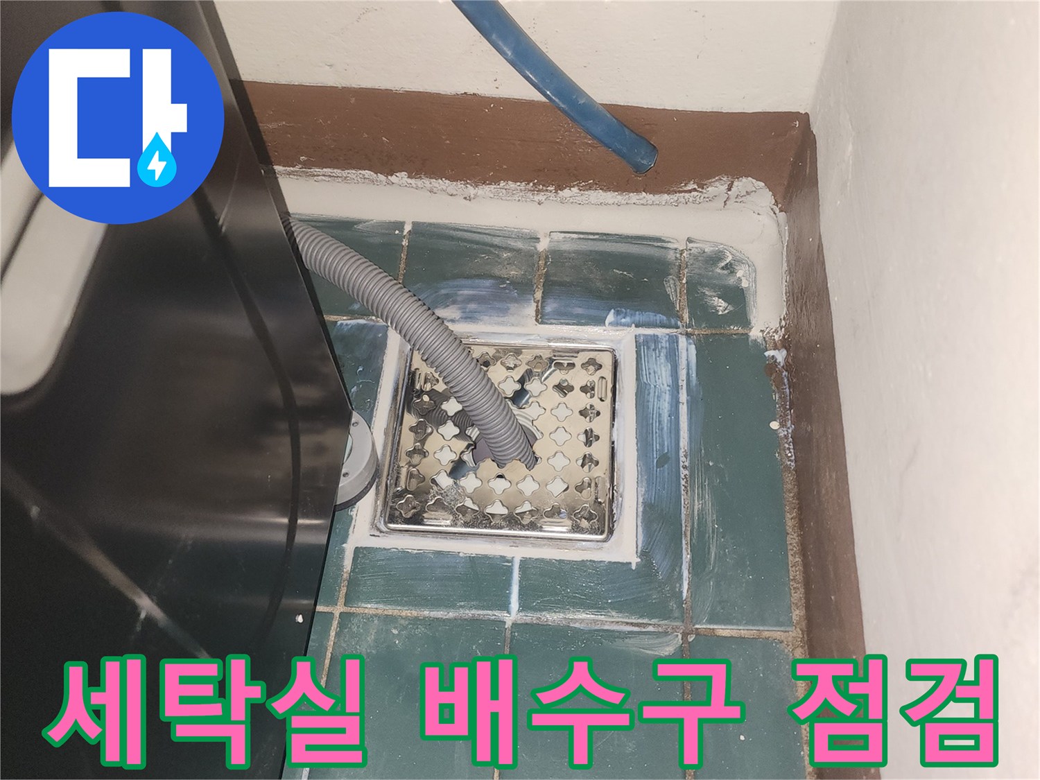 성동구 세탁실-배수구 유가 주변 상태 확인