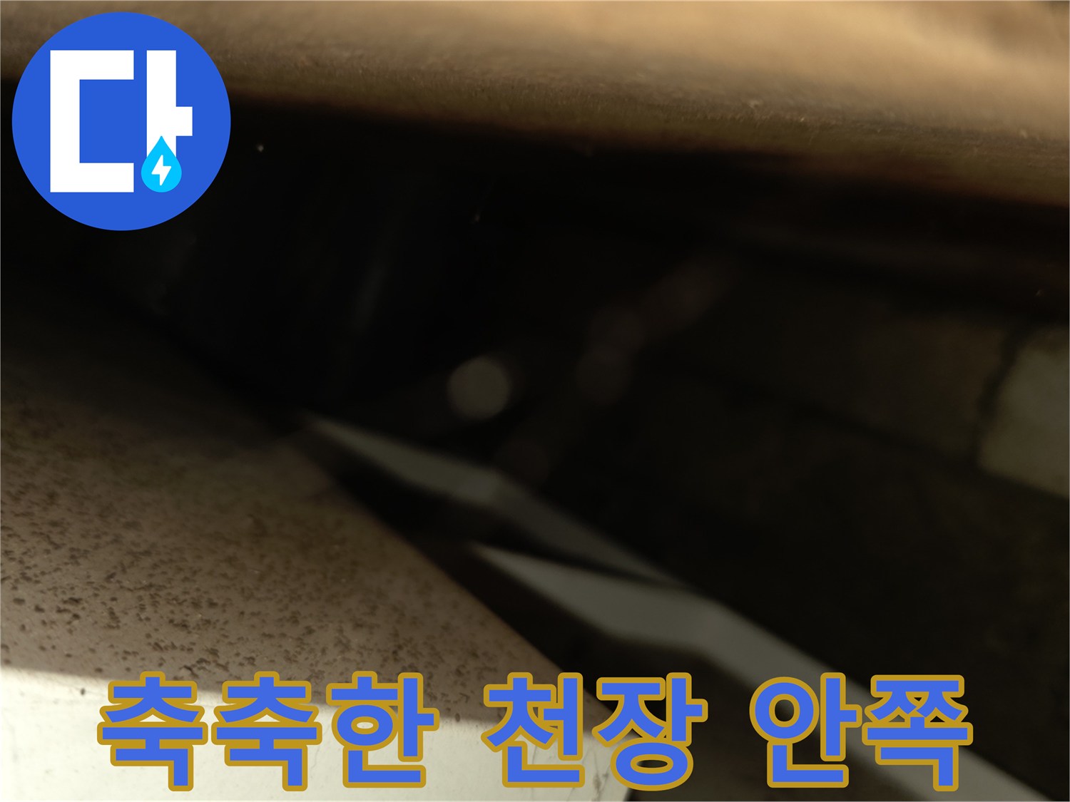 서초구 양재동-천장 배관 주변의 습윤 상태 관찰